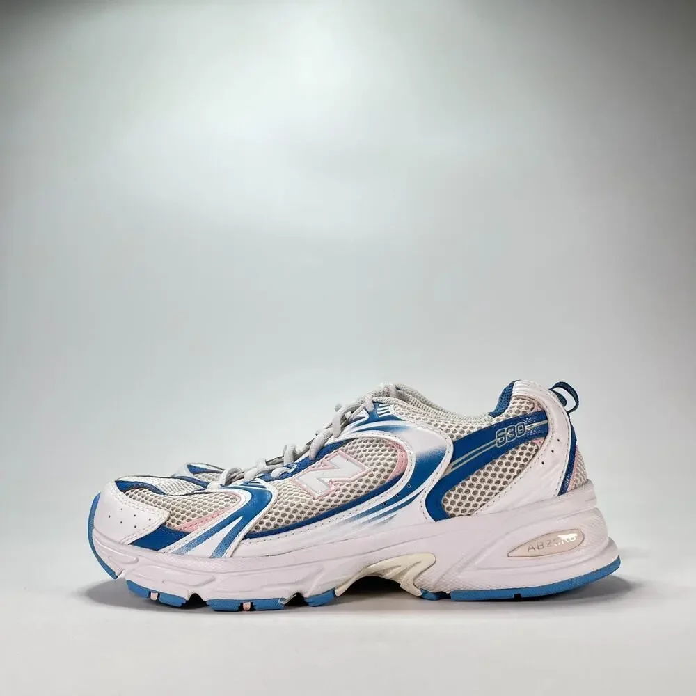 New Balance 530 Blue White Retro Running Shoes Sneakers U530FNA Women's Size 8.5